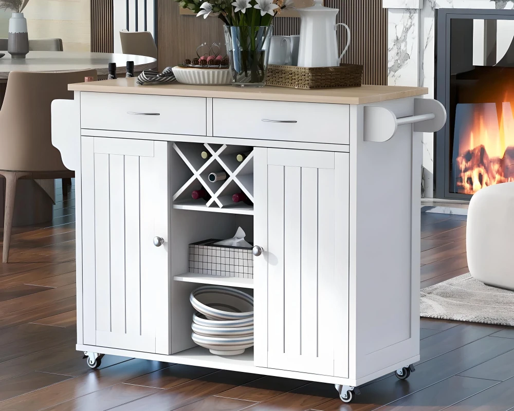 kitchen cart on wheels