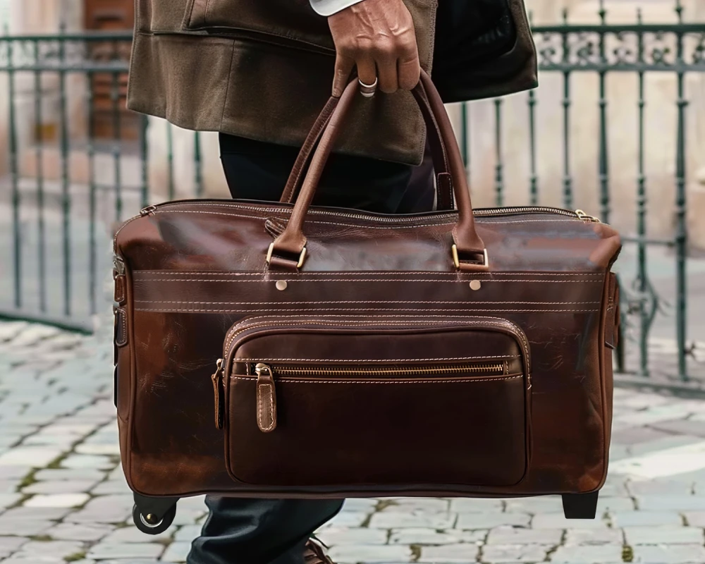 vintage trolley luggage